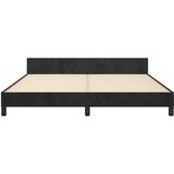  Okvir za krevet bez madraca crni 160x200 cm baršunasti | shoptok.hr