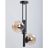 Squid Lighting Crna stropna svjetiljka sa staklenim sjenilom ø 15 cm Libra – | shoptok.hr