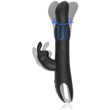 Brilly Glam Moebius Rabbit Vibrator & Rotator Watchme Wireless Technology Compatible Black Cene