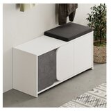 Hanah home cipelarnik sa čivilukom moni shoe cabinet hanger white grey | ePonuda.com
