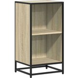 vidaXL Knjižna omara sonoma hrast 40x35x76 cm iverna plošča | Shoptok.si