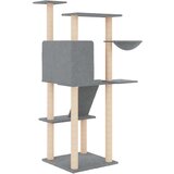  Penjalica za mačke sa stupovima za grebanje svjetlosiva 143 cm | shoptok.hr