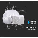  Spoljašnji infracrveni senzor pokreta 180/360° 600W/230V IP65 beo | Eponuda.com