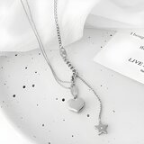 Ogrlica AD-28350 - Srebrna KP28350 | Shoptok.si