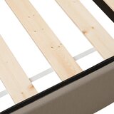 P & B POSTELJA Z VZMETNICO 90 cm x 200 cm , tekstil peščene barve | Shoptok.si