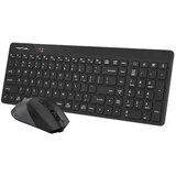 Bežična tastaura + miš A4 Tech FG2400 Air2 Fstyler YU Crna | ePonuda.com