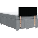  Krevet s oprugama i madracem svjetlosivi 120x190 cm od tkanine | shoptok.hr