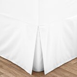 Catherine Lansfield Bela perkalasta prevleka za okvir postelje 90x190 cm Easy Iron Percale – Cene