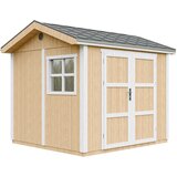 Timbela Vrtna hišica vrhunske kakovosti 5,9 m² - V252x250x294 cm - s tlemi in bitumenskimi ploščicami - M913A-HARVEST HONEY, (5000117182) | Shoptok.si