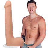 Doc Johnson Oliver Flynn Realistic ULTRASKYN Dildo 10"/25cm Vanilla Cene