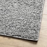  Čupavi tepih PAMPLONA s visokim vlaknima moderni sivi 80x250 cm | shoptok.hr