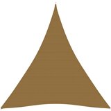 vidaXL Senčno jadro 160 g/m² taupe 4x5x5 m HDPE, (20703397) | Shoptok.si