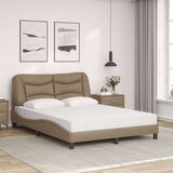  Krevet s madracem boja cappuccina 120 x 200 cm od umjetne kože | shoptok.hr