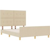 Krevetni okvir Krem 140x190 cm Tkanina | shoptok.hr