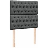  Okvir kreveta s oprugama i madrac tamnosivi 80x200cm od tkanine | shoptok.hr