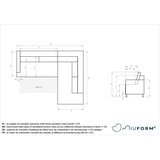 MID.YOU SEDEŽNA GARNITURA, šenilja bež | Shoptok.si