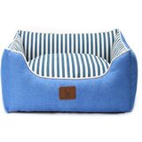  petJungle krevet za pse sa prugama Plavi S 50x40x14 cm | ePonuda.com