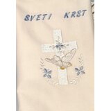  KRSTNI KOMPLET prtiček, sveča s križcem in golobčkom BELO MODRO KRSKMPL 16 Slike