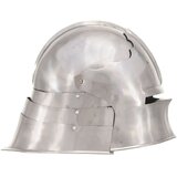  Replika srednjovjekovne viteške kacige za LARP srebrna čelična | shoptok.hr