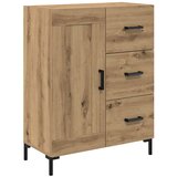 vidaXL Strani šal artisan hrast 69,5 x 34 x 90 cm Konstruiran les, (5000108240) | Shoptok.si