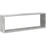  Kockaste zidne police 2 kom boja betona 80x15x26,5 cm drvene | Eponuda.com