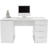 Lesnina-XXXL Pisalna Miza Larry Ii New, Bela | Shoptok.si