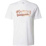 Levi's Majica kostanj rjava / mandarina / puder / bela | Shoptok.si