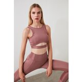 Trendyol Dried Rose Support Cut Out Detailed Sports Bra | shoptok.hr