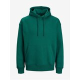 Jack & Jones Green Mens Basic Hoodie Star - Men