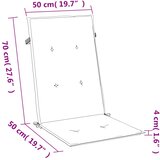  Jastuci za stolice 2 kom prošarano plavi 120x50x4 cm od tkanine | shoptok.hr