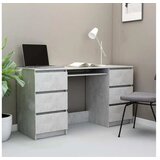  Pisaći stol siva boja betona 140 x 50 x 77 cm od iverice | shoptok.hr