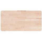  Radni stol 100x60x(73-99,5) cm od masivne hrastovine pravokutni | shoptok.hr