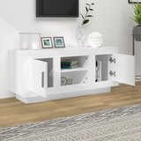 TV ormarić bijeli 102 x 35 x 45 cm od konstruiranog drva | shoptok.hr