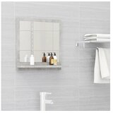  Kupaonsko ogledalo boja betona 40x10 5x37 cm konstruirano drvo | shoptok.hr