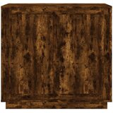  Komoda boja dimljenog hrasta 80 x 34 x 75 cm konstruirano drvo | Eponuda.com