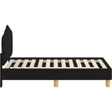  Okvir kreveta za malu djecu s naslonom Crna 70 x 140 cm Tkanina | shoptok.hr