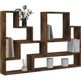  Zidna polica boja dimljenog hrasta 96x12x64cm konstruirano drvo | Eponuda.ba