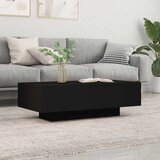 Stolić za kavu crni 100 x 49,5 x 31 cm od konstruiranog drva | shoptok.hr