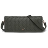 Vuch Clutch torbica Emeroo Intrecciato Olive, 13 x 28 cm Slike