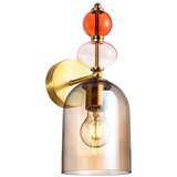  Zidna lampa TROPEA 1xE27/15W/230V zlatna/zadimljeno-bež | Eponuda.com