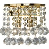 Lesnina XXXL Searchlight 2402-2GO - Kristalna zidna svetiljka HANNA 2xG9/33W/230V Cene