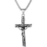  Ogrlica Inri - Srebrna KP22839 Cene