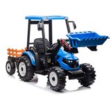 Lean Toys Otroški traktor little rider 24V s priklico modra Hercules | Shoptok.si
