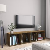vidaXL ormarić za knjige / tv ormarić dimljeni hrast 143x30x36 cm drvo | shoptok.hr