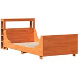  Okvir kreveta bez madraca voštano smeđi 75 x 190 cm od borovine | shoptok.hr