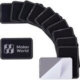 Bambu Lab Rectangular PU Iron-on Patch - Black to Silver Cene