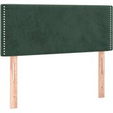 Box spring krevet s madracem tamnozeleni 80 x 200 cm baršunasti | shoptok.hr