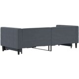 vidaXL Izvlečna dnevna postelja temno siva 80x200 cm žamet | Shoptok.si