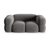 Cosmopolitan Design Siva baršunasti sofa 180 cm Loretto – | shoptok.hr