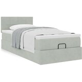 vidaXL okvir za krevet s madraca svjetlosivi 80x200 cm baršunasti | shoptok.hr